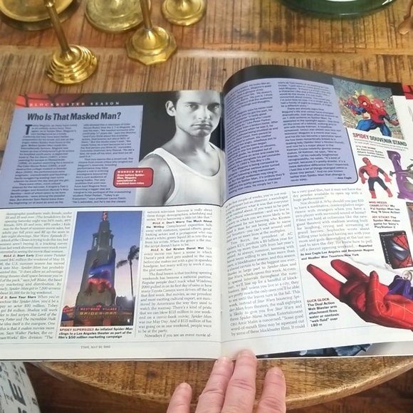 📚VTG Time Magazine Spider-Man 2002 Y2K 📚 - Picture 3 of 5